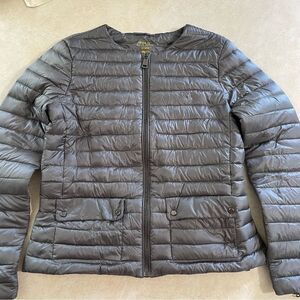 Polo Ralph Lauren Women’s Lightweight Gray Puffer packable jacket coat size M